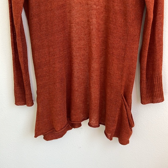 Eileen Fisher 💯 Linen Open Front Cardigan - Picture 9 of 11